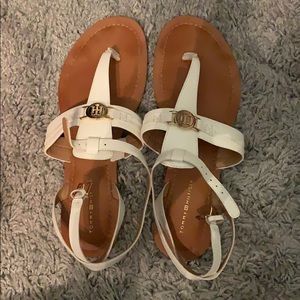 White Tommy Hilfiger Sandals